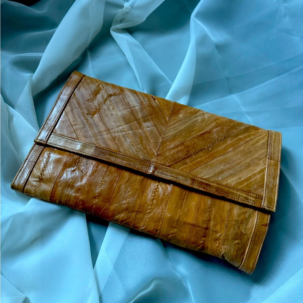 70’s classy JORDACHE Genuine Eel skin